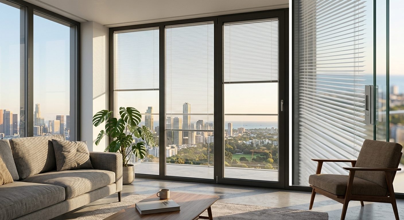 Insulated glass & blinds